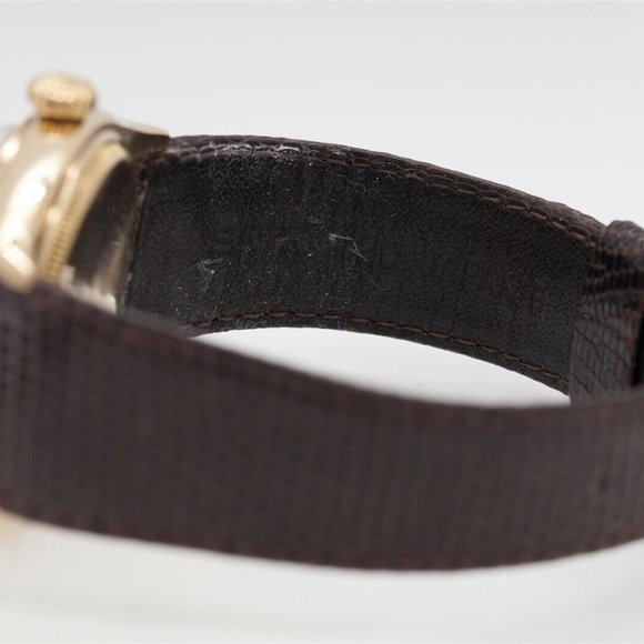 Rare! Men's Factory 34mm 18k Yellow Gold Watch - Picture 3 of 4